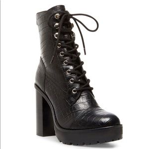 WINNIE HARLOW X STEVE MADDEN Combat heeled boots